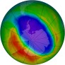 Antarctic Ozone 2009-10-04